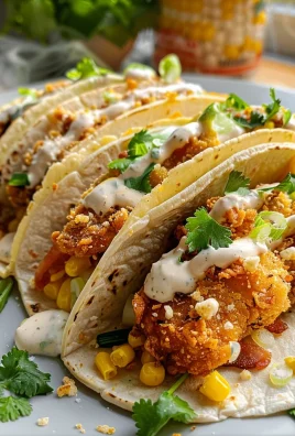 The Ultimate Guide to Fried Chicken Street Corn Tacos with Jalapeño Lime Ranch: A Flavorful Fiesta in Every Bite