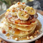 Toasted Coconut Macadamia Pancakes with Coconut Syrup