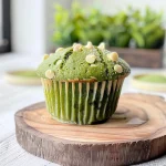 White Chocolate Matcha Muffins