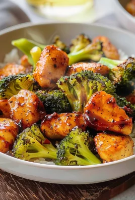 Air Fryer Chicken Bites and Broccoli