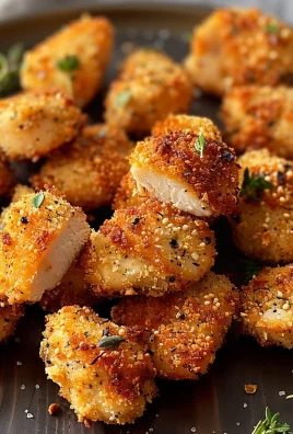 Air Fryer Ranch-Crusted Chicken Bites