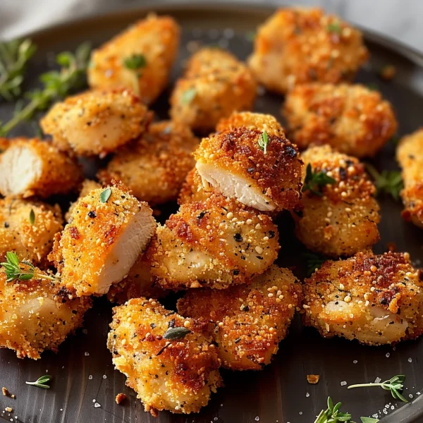 Air Fryer Ranch-Crusted Chicken Bites