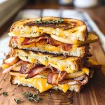 Apple Bacon and Cheddar Grilled Cheese