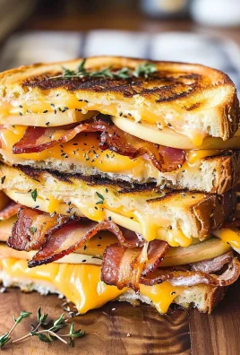 Apple Bacon and Cheddar Grilled Cheese
