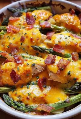 Asparagus & Bacon Chicken Potato Casserole