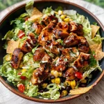 BBQ Chicken Chopped Salad with Cilantro Ranch
