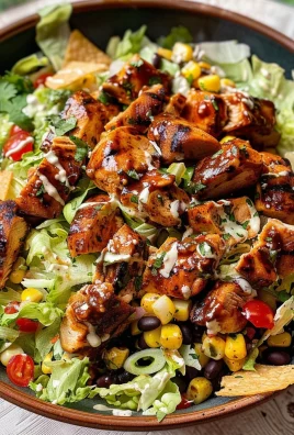 BBQ Chicken Chopped Salad with Cilantro Ranch
