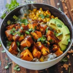 BBQ Chicken Sweet Potato Bowl
