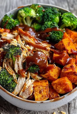 BBQ Chicken & Roasted Sweet Potato Bowls Recipe