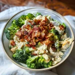 Bacon Broccoli and Ranch Chicken Salad