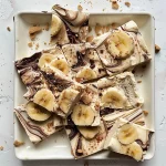 Banana & Nutella Frozen Yogurt Bark