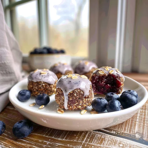 Blueberry Cheesecake Protein Bites – A No-Bake, High-Protein Snack