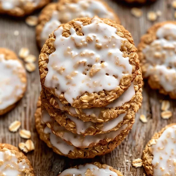 Brown Butter Iced Oatmeal Cookies Recipe