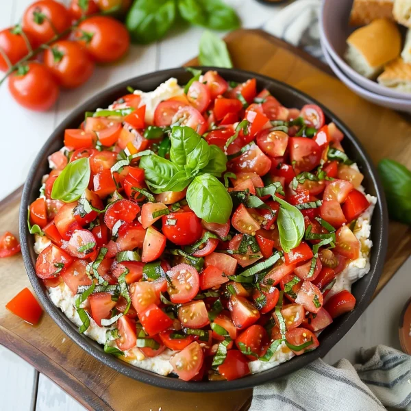 Bruschetta Dip: A Vibrant and Flavorful Appetizer to Delight Your Guests