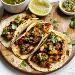 Charred Chile–Marinated Grilled Chicken Tacos