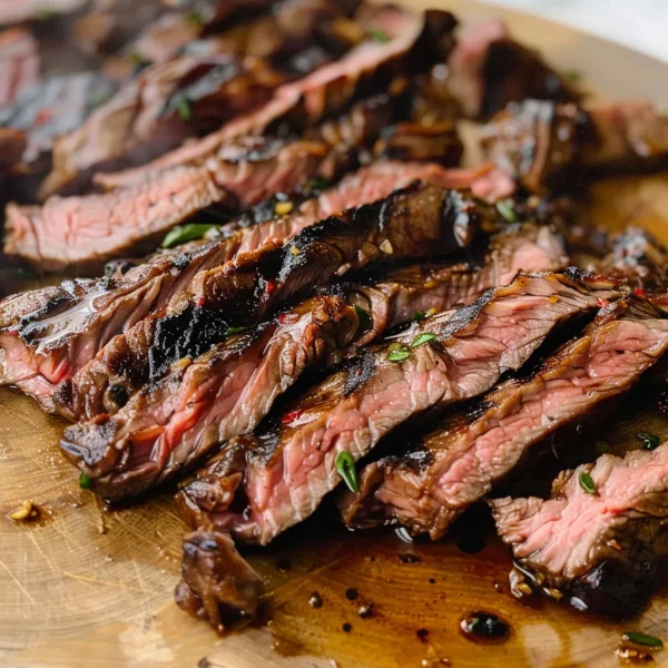 Charred and Juicy Marinated Skirt Steak