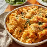 Cheesy Pumpkin Ricotta Pasta Bake