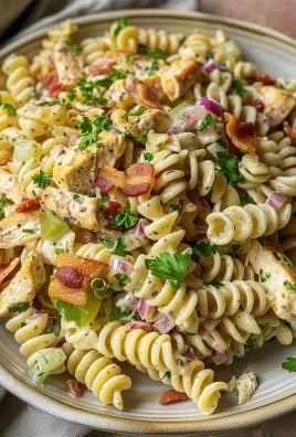 Chicken Bacon Ranch Pasta Salad