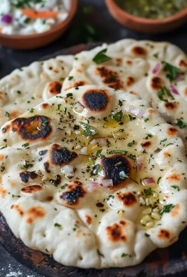 Cottage Cheese Garlic Naan