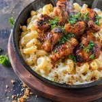 Creamy Honey Pepper Chicken Mac and Cheese Delight
