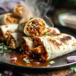 Crispy BBQ Chicken Wraps
