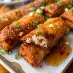 Crispy Crab Cake Egg Rolls: A Savory Seafood Snack Delight