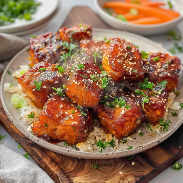 Crispy Honey Garlic Salmon Bites: A Flavor-Packed Delight for Any Occasion