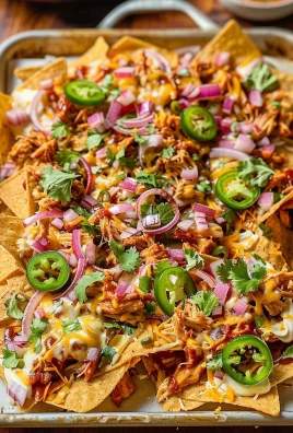 Easy Sheet Pan BBQ Chicken Nachos