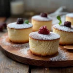 Fluffy Japanese Cotton Cheesecake Cupcakes