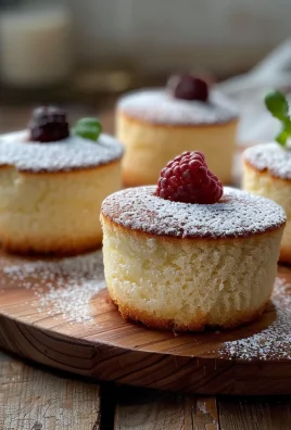Fluffy Japanese Cotton Cheesecake Cupcakes