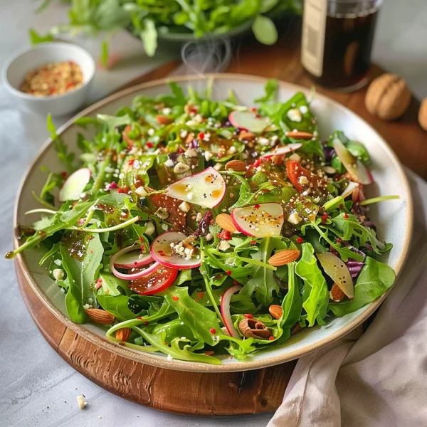 Fresh Mixed Greens Side Salad (for Steak, Pasta, & More!)