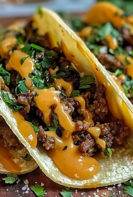 Garlic Butter Honey BBQ Tacos
