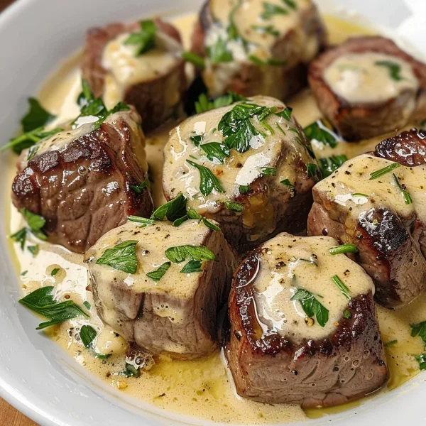 Garlic Butter Steak Bites with Parmesan Cream Sauce: A Flavorful, Easy Recipe