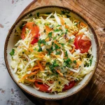 Greek Cabbage Salad - Lahanosalata (vinegar coleslaw)