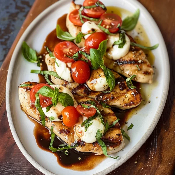 Grilled Chicken Caprese