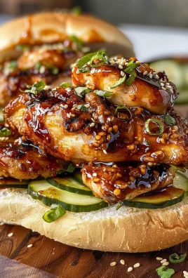 Grilled Korean BBQ Chicken Sandwich