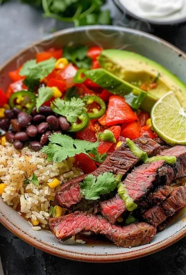 High Protein Steak Fajita Bowl