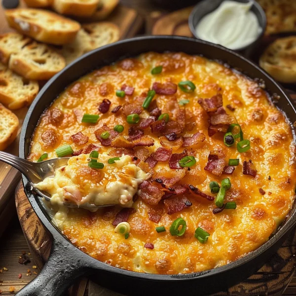 Hot Smoked Gouda Bacon Dip
