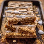 Iced Oatmeal Cookie Bars Recipe