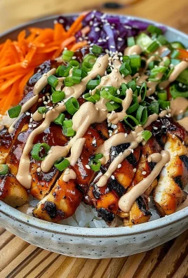 Korean BBQ Chicken Bowls with Gochujang Cream Sauce Awaits!