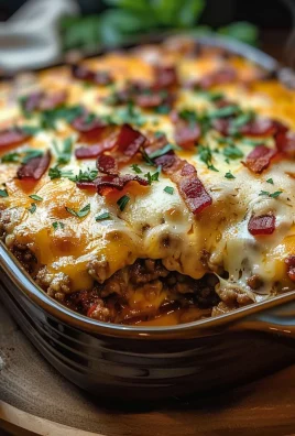 Low-Carb Bacon Cheeseburger Casserole: A Delicious and Easy Recipe for Keto Lovers