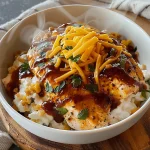 Macro Friendly BBQ Ranch Chicken Bowl with 42g of Protein