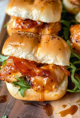Maple Chicken Bacon Sliders