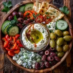 Mediterranean Mezze Tapas Platter – Easy Shareable Appetizer for Parties & Light Meals