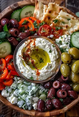 Mediterranean Mezze Tapas Platter – Easy Shareable Appetizer for Parties & Light Meals
