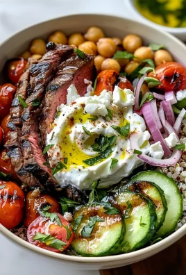 Mediterranean Steak Bowl Recipe