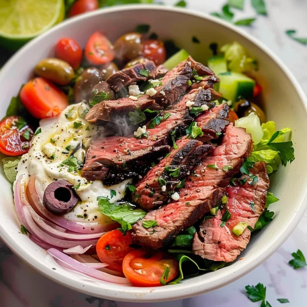 Mediterranean Steak Bowls
