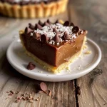 Mint Chocolate Tart (Paleo, Vegan, No Bake)