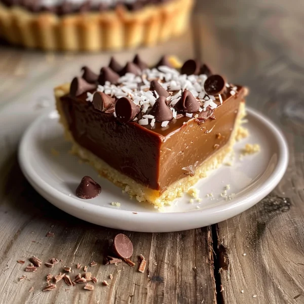 Mint Chocolate Tart (Paleo, Vegan, No Bake)