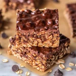 No Bake Chocolate Oatmeal Bars